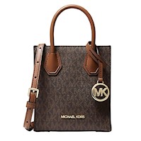 Cartera Crossbody Michael Kors de Cuero Mercer XS - Marron